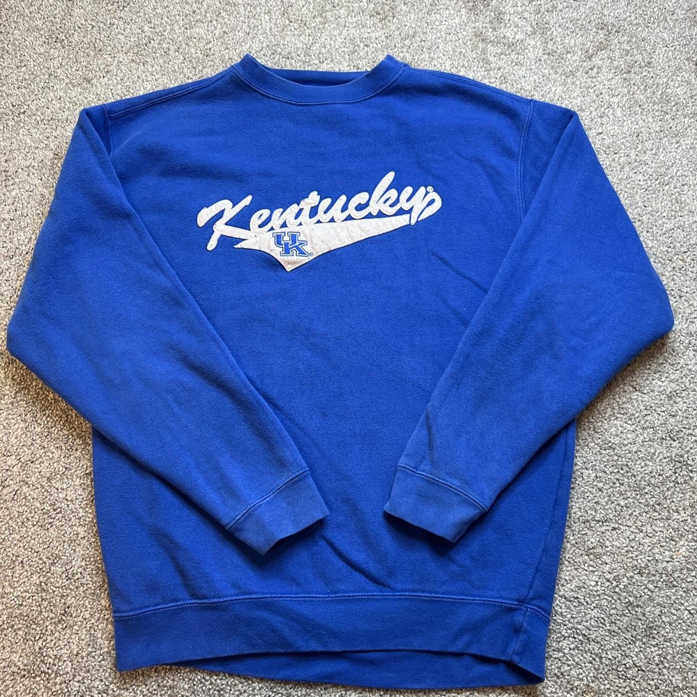 vtg Kentucky Wildcats Sweatshirt Mens Medium NCAA Basketball‎ Crewneck Pullover